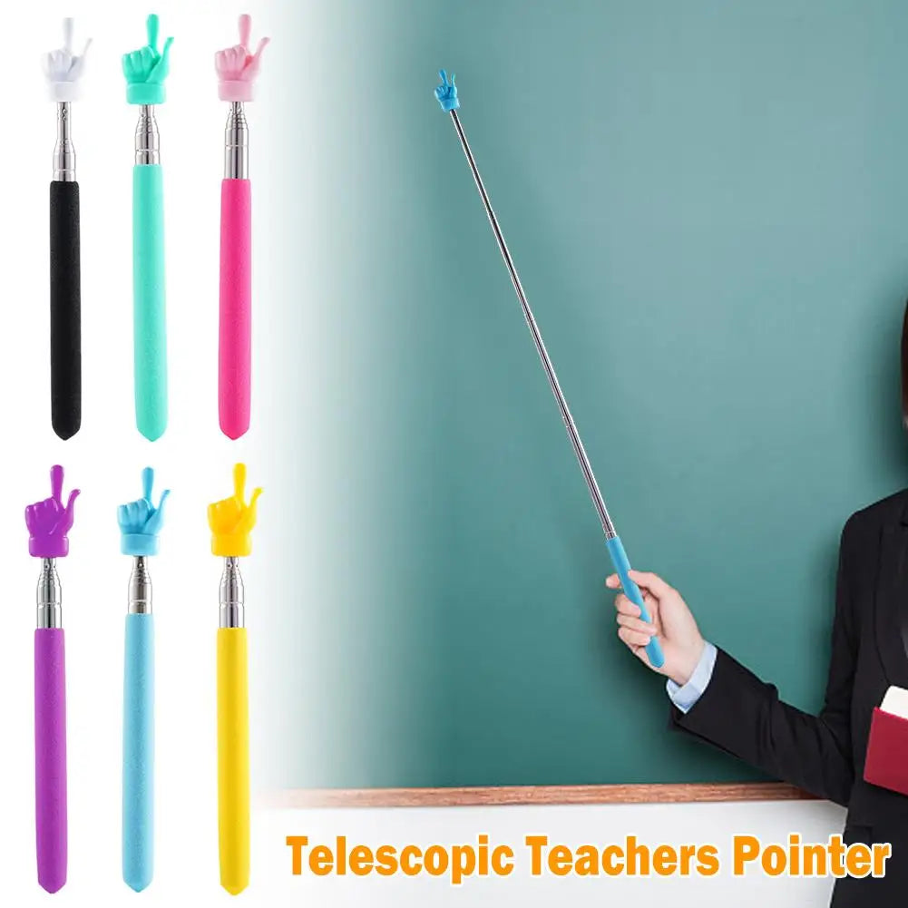 Retractable Teaching Pointer Stick | Finger Reading Tool Teaching Pointer Stick QXL