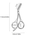 Eyebrow Trimming Scissors with Comb | Stainless Steel Eyebrow Scissors QXL 1pc