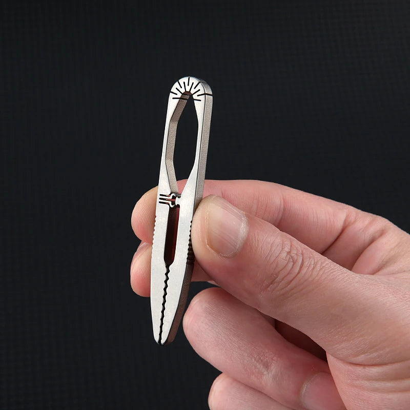 Mini Titanium Alloy Tweezers – EDC Pocket Precision Tool EDC Precision Tweezers QXL 1