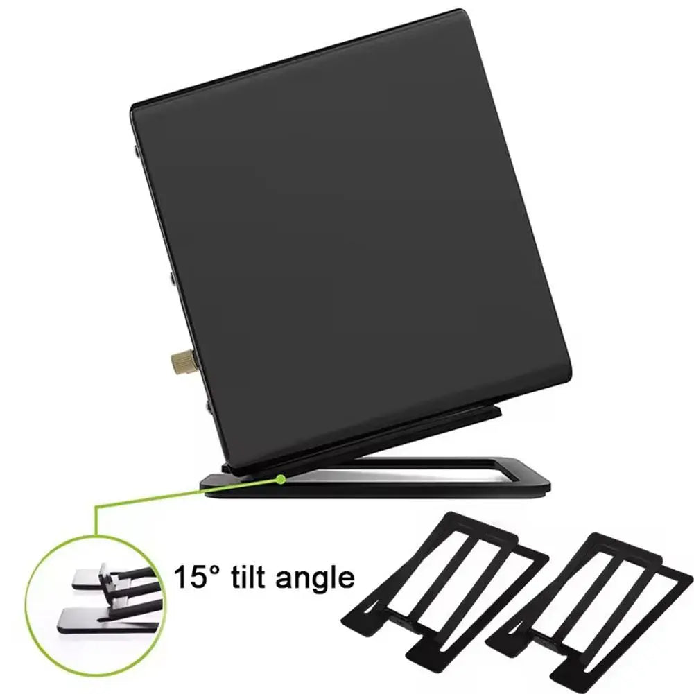 Desktop Speaker Stands – 16° HiFi Shock-Absorbing Brackets (Pair) Speaker Stands QXL