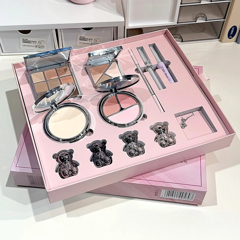 Art Value 12-Piece Face Makeup Set | Lip, Eye & Contour Kit Face Makeup Set QXL Makeup Sets