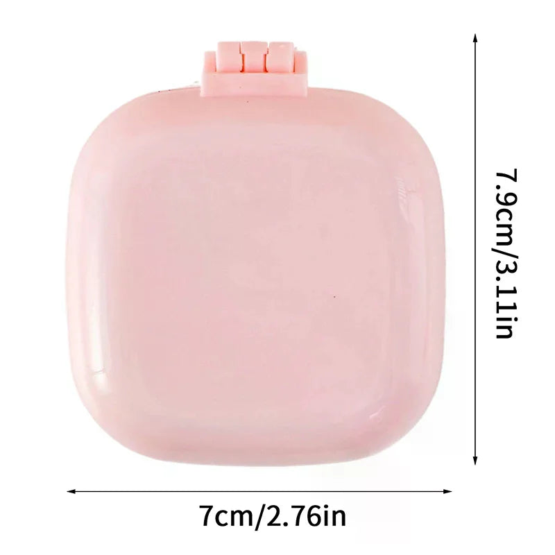Folding Mirror Comb | Portable Air Cushion Travel Hair Brush Folding Mirror Comb QXL