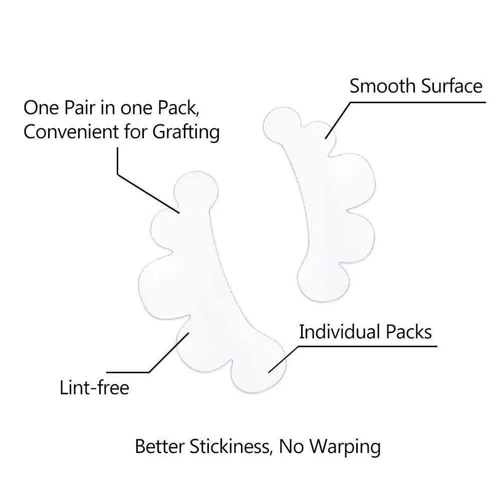 50-Pair Cloud Hydrogel Under Eye Pads for Lash Extensions Lash Extension Pads QXL