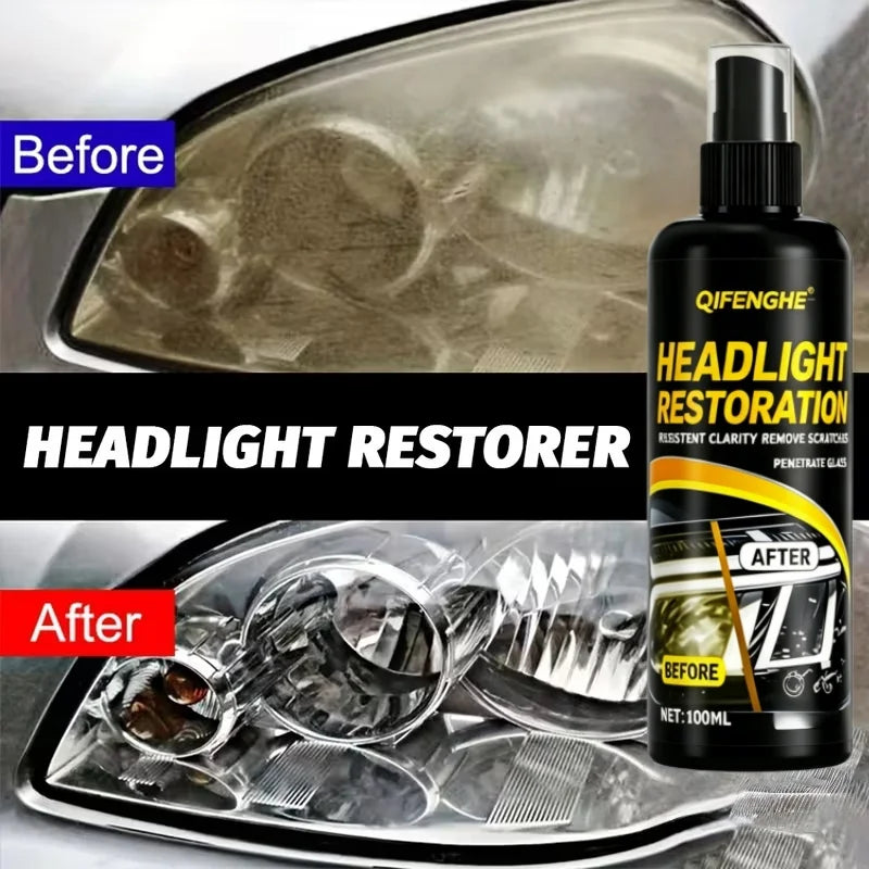 Headlight Restoration Spray | Clear & Protect Lenses Fast Headlight Restoration Spray QXL