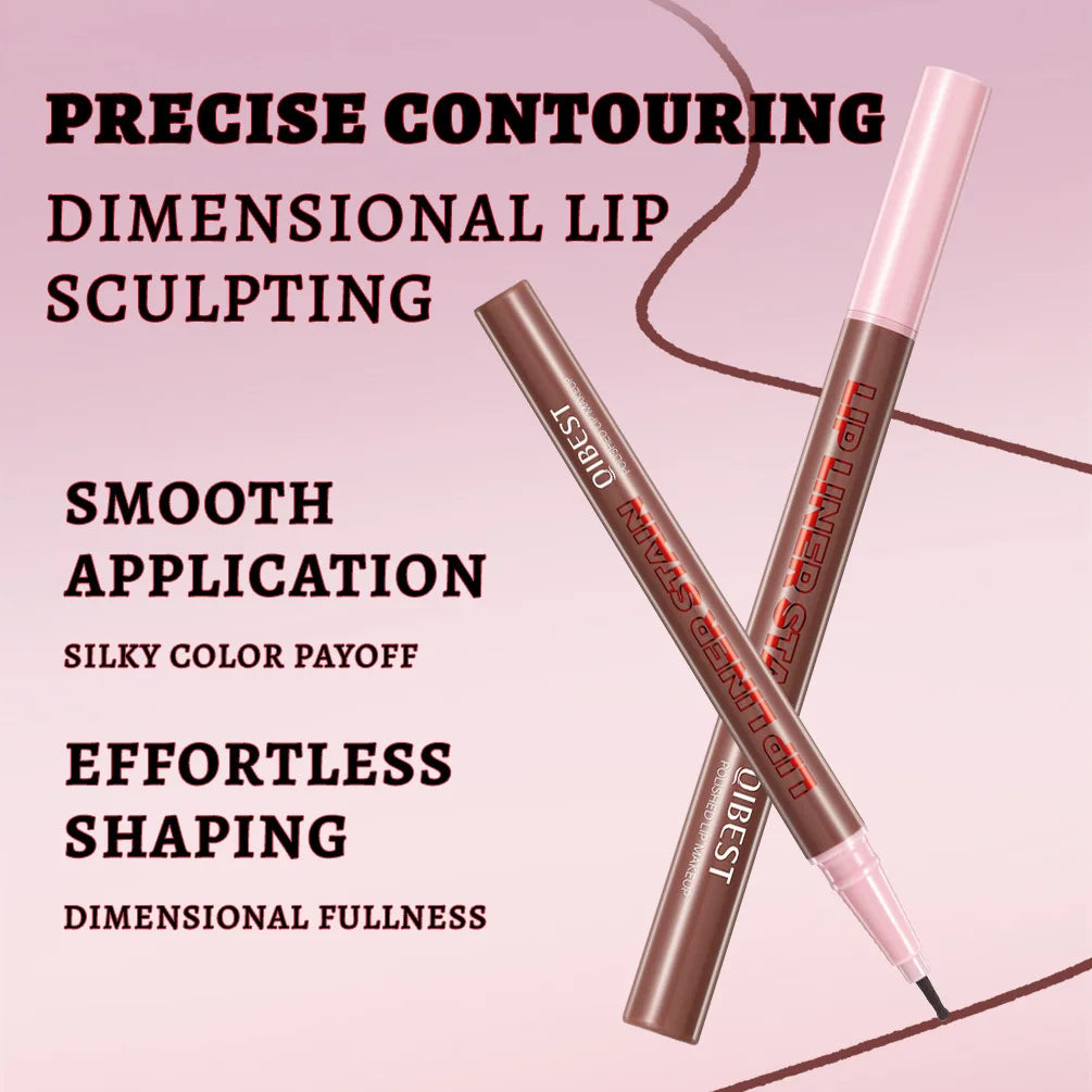 QIBEST Matte Liquid Lip Liner – Waterproof Long Lasting Pencil Liquid Lip Liner QXL