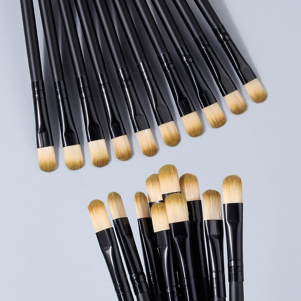 KOSSHOW 10-Pc Eyeshadow Brush Set | Soft Nylon Eye Brushes Eyeshadow Brush Set QXL