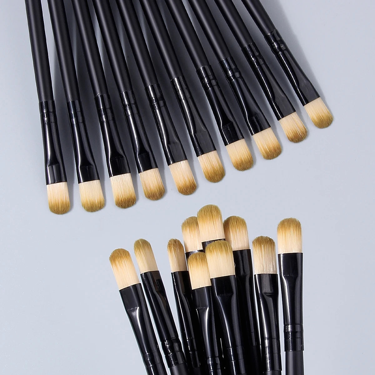 KOSSHOW 10-Pc Eyeshadow Brush Set | Soft Nylon Eye Brushes Eyeshadow Brush Set QXL