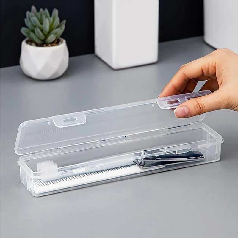 Transparent Travel Toothbrush Case | Portable PP Holder Box Toothbrush Travel Case QXL