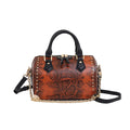 Large Leather Crossbody Diaper Bag – Vintage Handbag for Women Crossbody Diaper Bag QXL 1