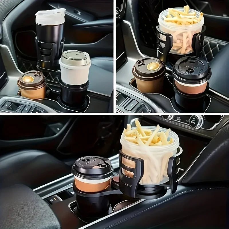 Car Cup Holder Expander | Dual, Phone & Aromatherapy Organizer Car Cup Holder Expander QXL