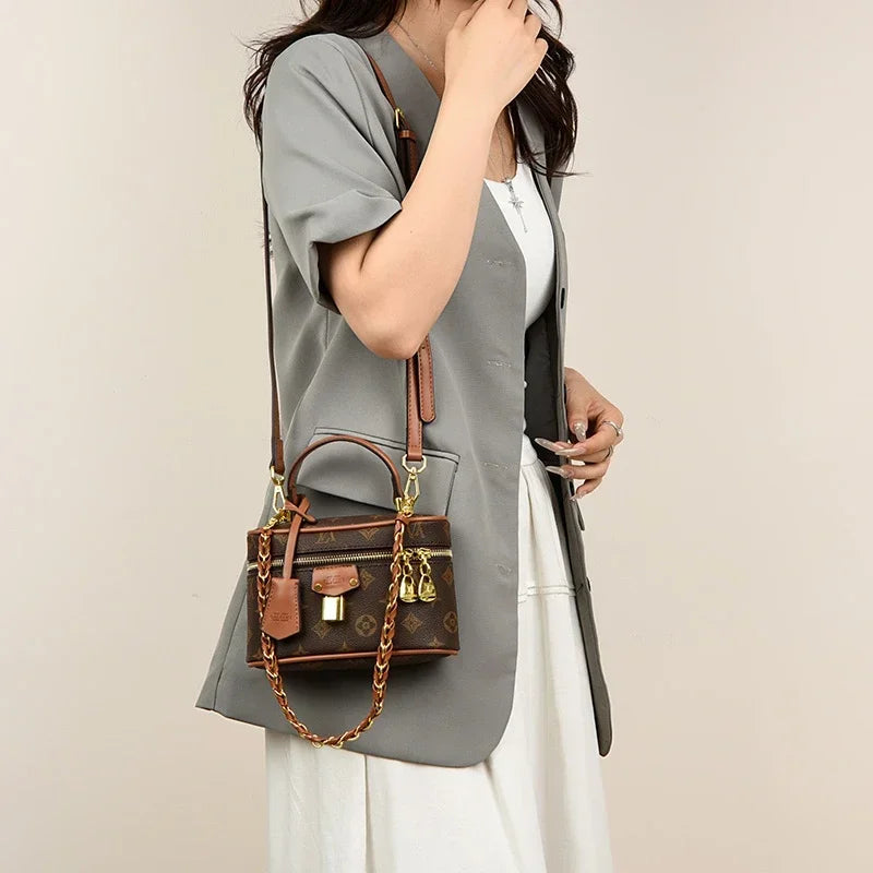 Women's Leather Crossbody Bag | Elegant Shoulder Handbag Crossbody Handbag QXL