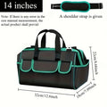 Electrician Tool Bag | Multi-Layer Oxford Cloth Organizer Electrician Tool Bag QXL Thickened shoulder