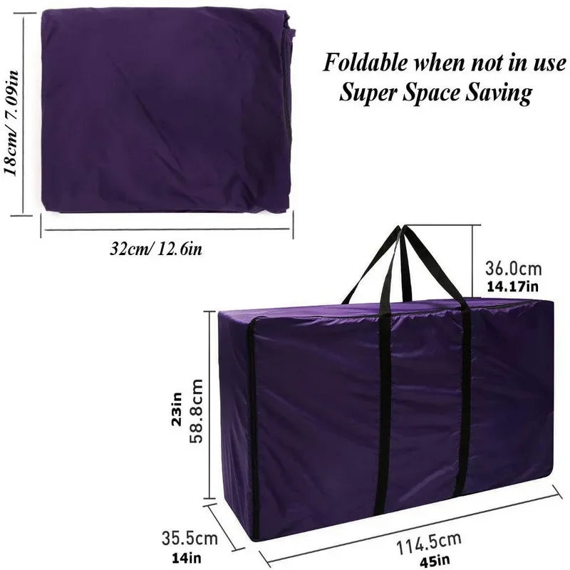 Extra-Large Waterproof Zippered Hay Bale Storage Carrying Bag Hay Bale Storage Bag QXL
