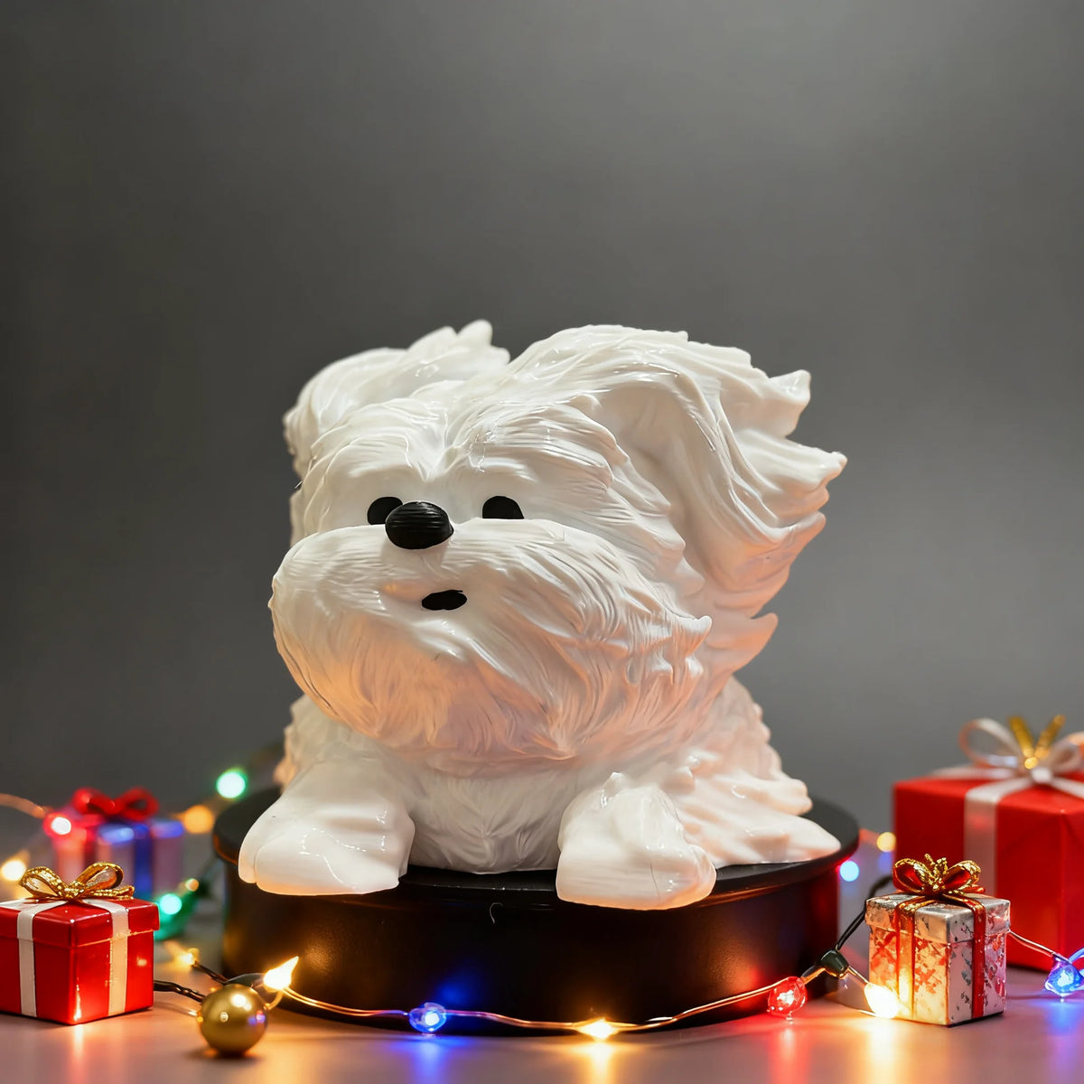Minimalist Sketch-Style Puppy Statue | Unique Desk Decor Art Decorative Figurine QXL