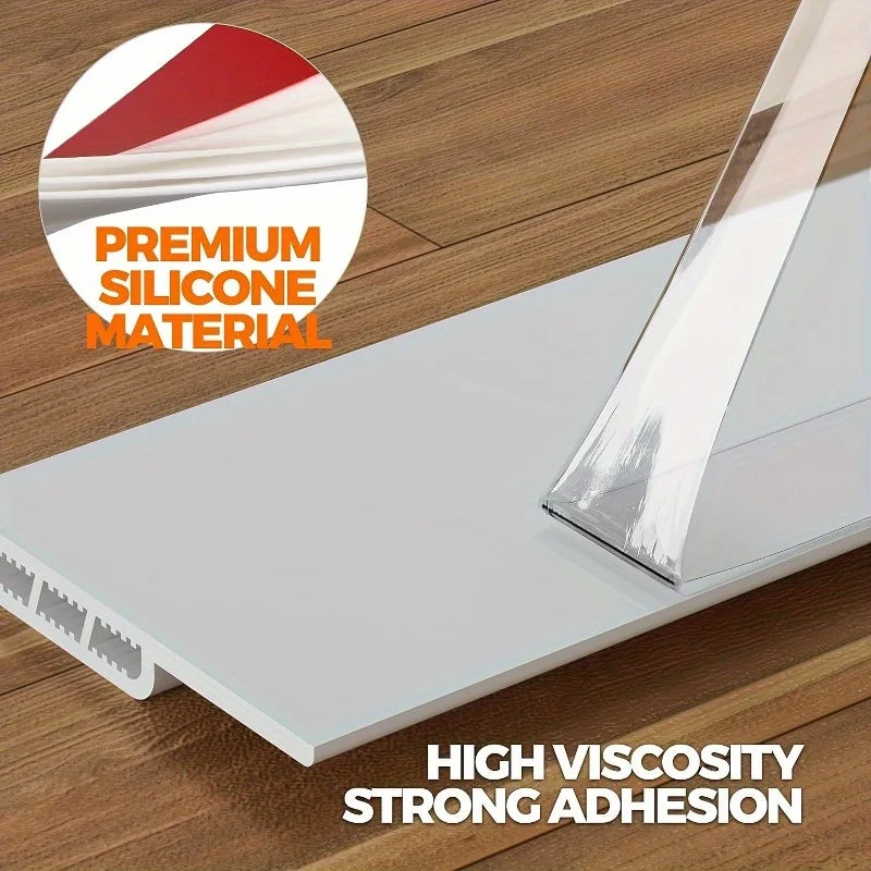 Under Door Draft Stopper | Adhesive Door Sweep & Noise Reducer Door Draft Stopper QXL
