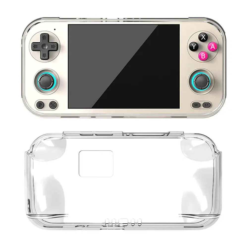 Anbernic RG476H TPU Protective Case – Clear & Translucent Black Console Protective Case QXL