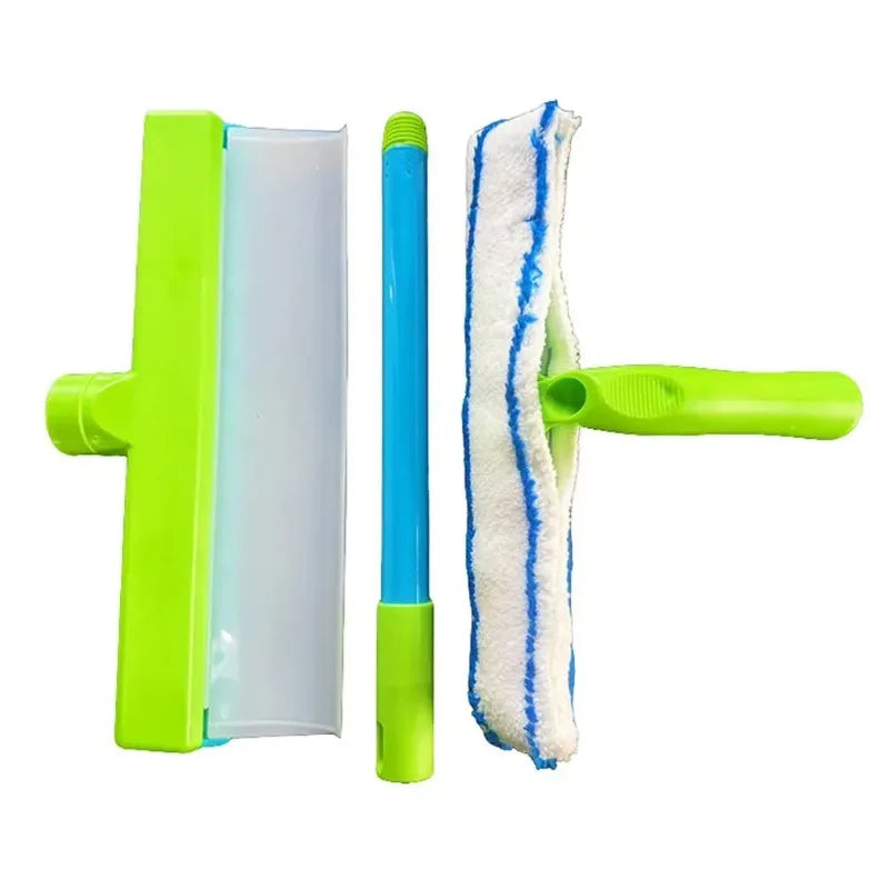 Microfiber Glass Cleaning Set with Squeegee | Windows & Tiles Glass Cleaning Set QXL 1Set