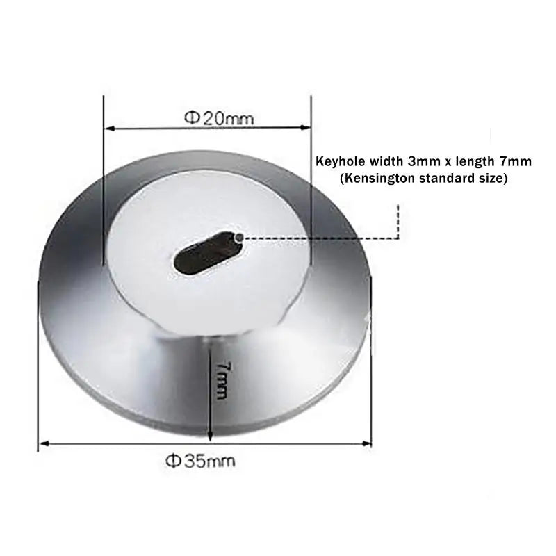 Metal Anti-Theft Keyhole Lock for Laptop, Notebook & Phone Security Lock QXL