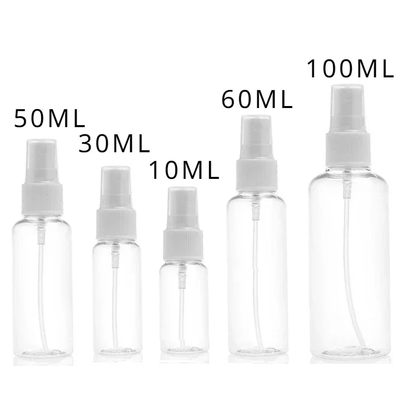 Clear PET Refillable Spray Bottle | Empty Perfume Atomiser 10–100ml Refillable Spray Bottle QXL 1PC 30ml
