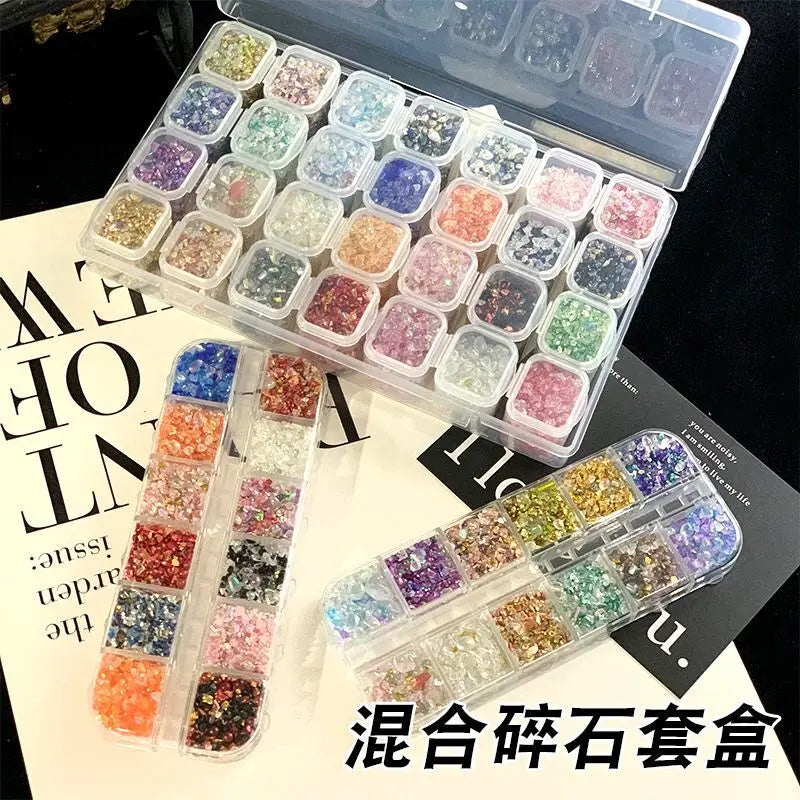 Nail Art Rhinestone & Mixed Stone DIY Decoration Set Nail Art Decoration Set QXL