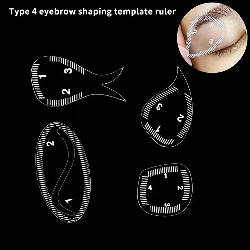 Brow Mapping Ruler | Eyebrow Shaping & Microblading Stencil Eyebrow Mapping Ruler QXL
