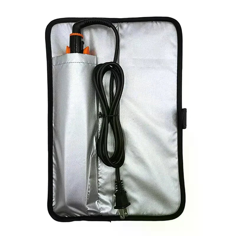 Heat-Resistant Hair Straightener & Curler Travel Storage Bag Hair Tool Storage Bag QXL