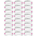 2-in-1 Eyebrow & Eyelash Stencil Card Set | Makeup Tool Eyebrow Stencil Set QXL No.4 24pcs