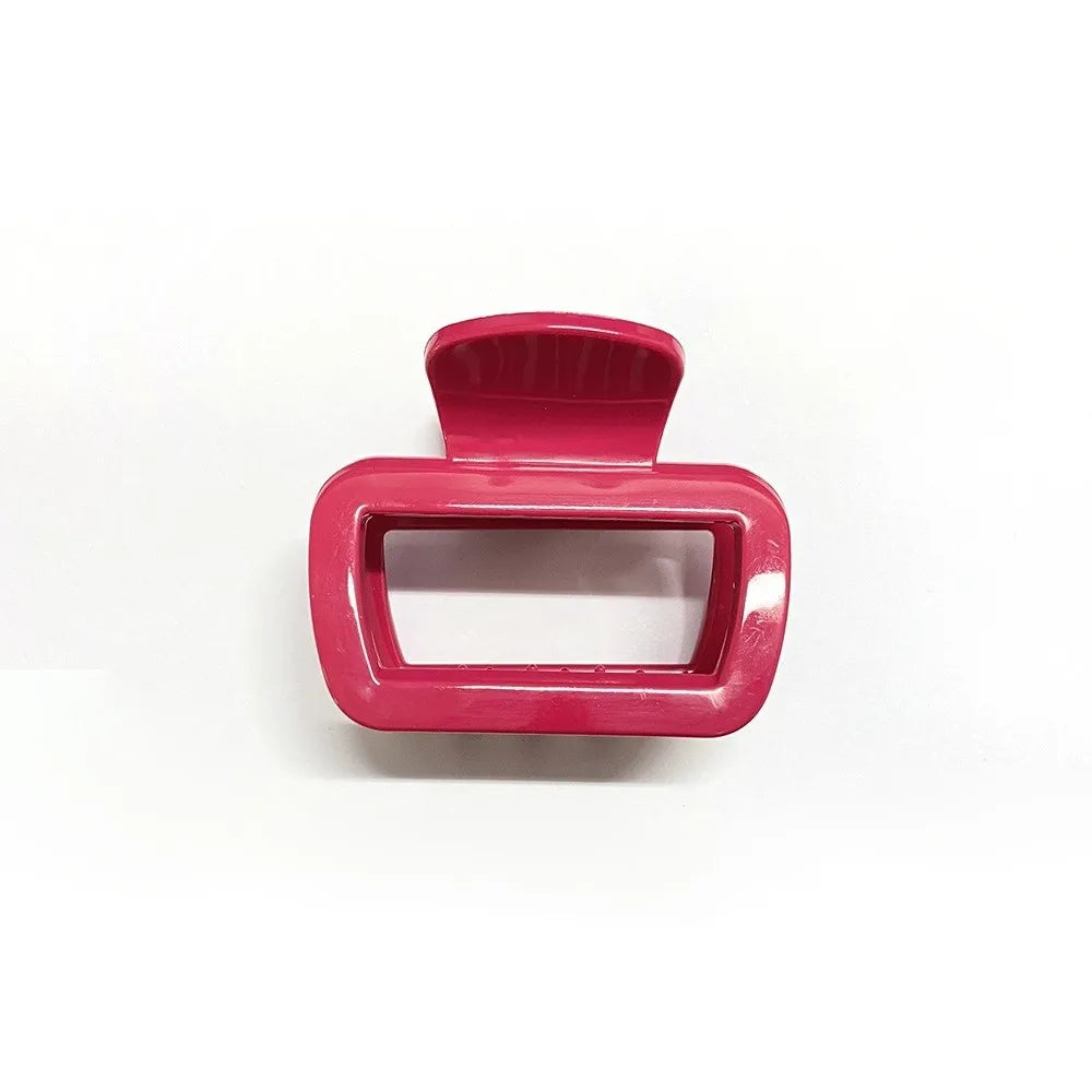Flexible Silicone Hair Claw Clip | Non-Slip Shark Clip Hair Claw Clip QXL Red