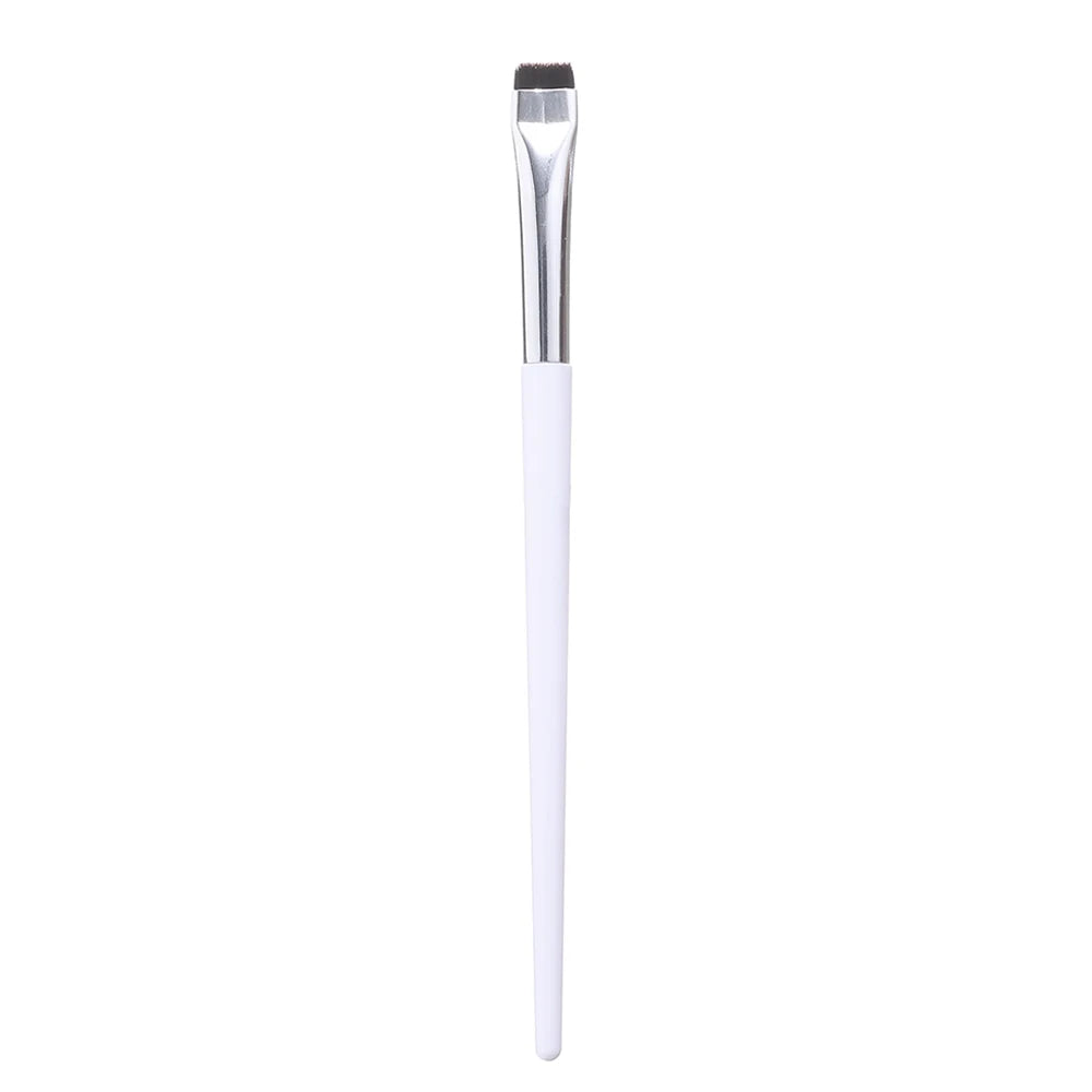 Angled Eyebrow & Eyeliner Brush | Soft Synthetic Flat Tip Eyebrow Eyeliner Brush QXL 05