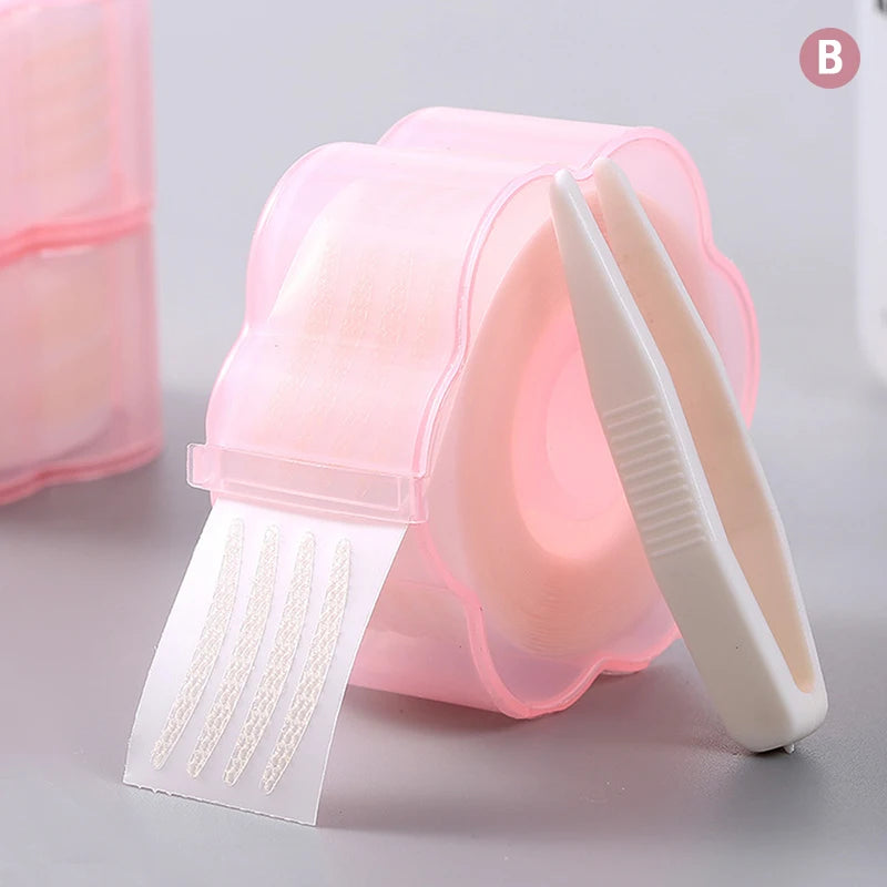 360-Pack Invisible Lace Mesh Double Eyelid Tape + Tweezers Eyelid Tape Stickers QXL B