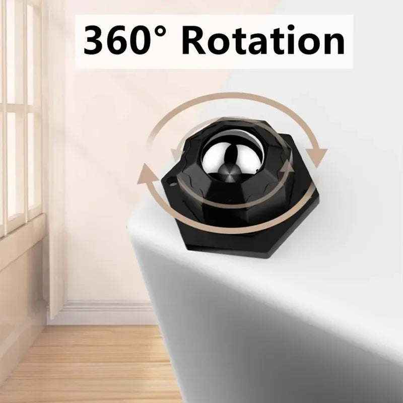 4-Pack Heavy-Duty Furniture Caster Wheels 200kg Self-Adhesive Furniture Caster Wheels QXL