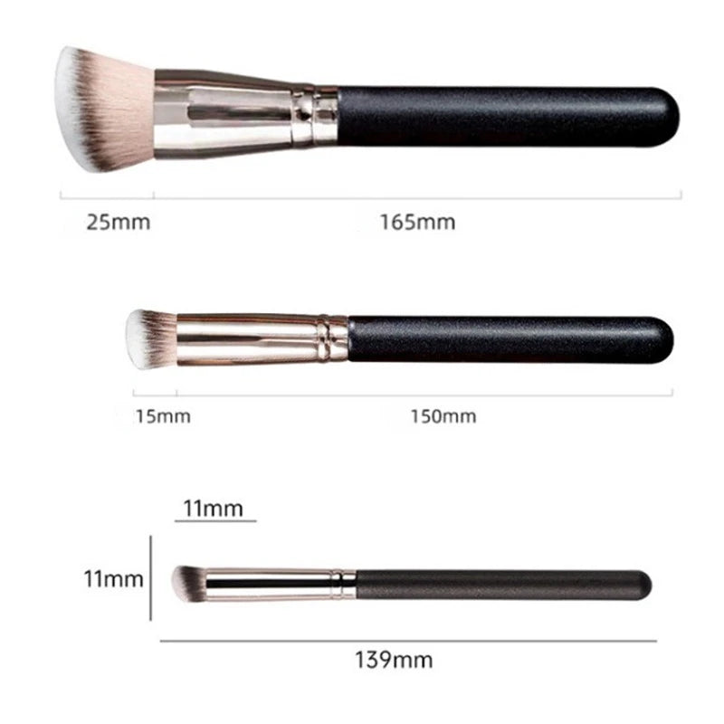 Angled Foundation & Concealer Brush – Synthetic Contour Tool Makeup Brush QXL