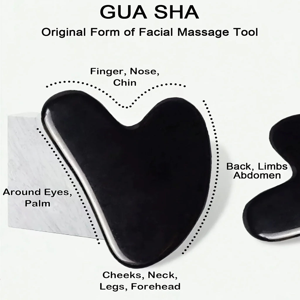 3-Piece Resin Gua Sha & Ice Tray Home Skincare Set Gua Sha Skincare Set QXL