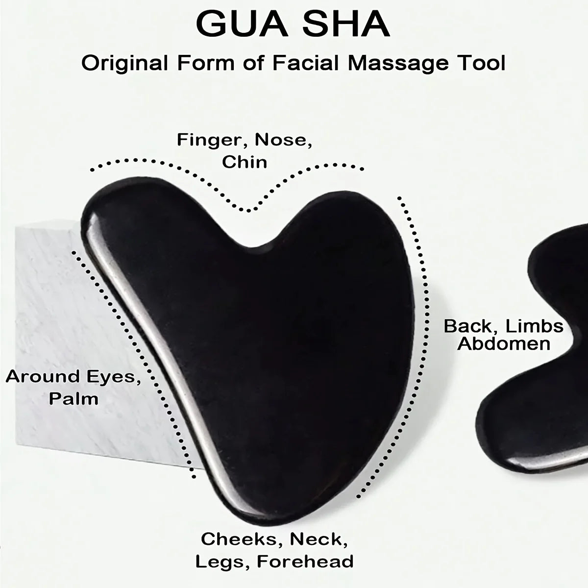 3-Piece Resin Gua Sha & Ice Tray Home Skincare Set Gua Sha Skincare Set QXL