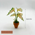 Miniature Dollhouse Potted Plant | Scandinavian Style Decor Dollhouse Miniature QXL A1