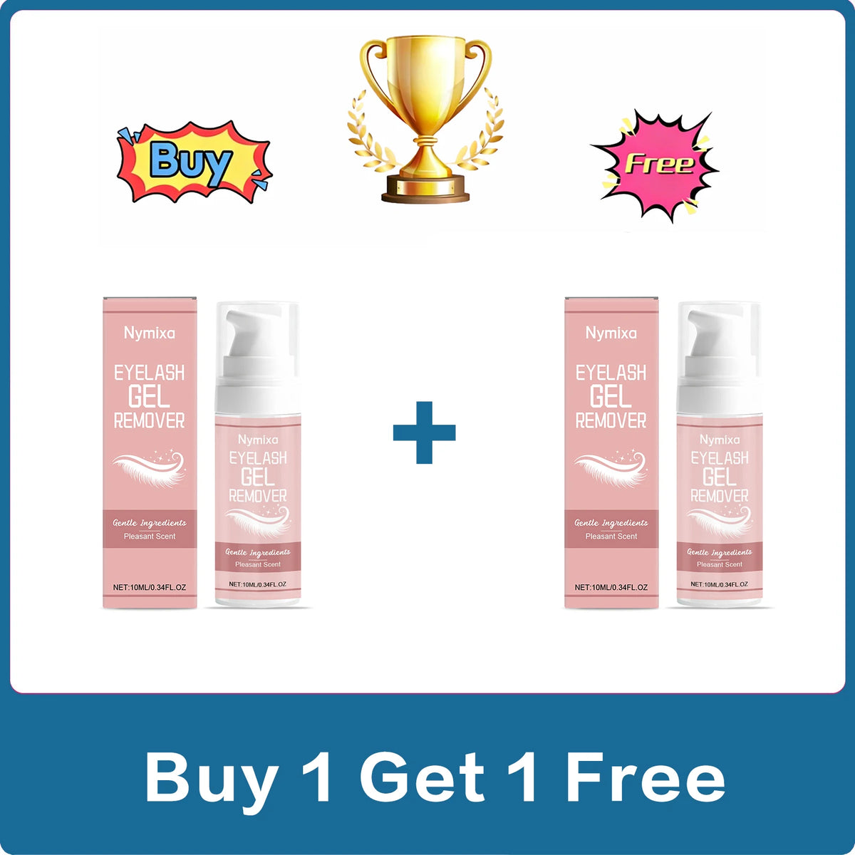 Nymixa Lash Remover Gel – Eyelash Glue Dissolver 10ml Lash Glue Remover QXL 20ml