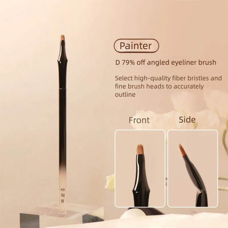 D21 Corner Eyeliner Brush | Ultra-Fine Synthetic Eye Brush Eyeliner Brush QXL