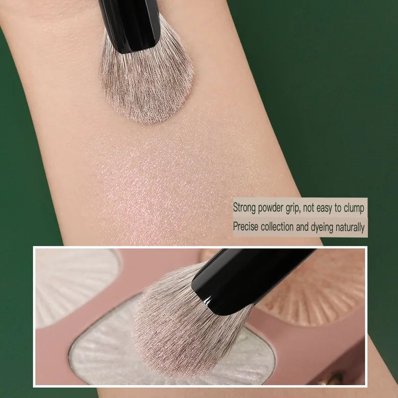 M79 Heart-Shaped Blush & Highlighter Brush | Goat Hair Blush Highlighter Brush QXL