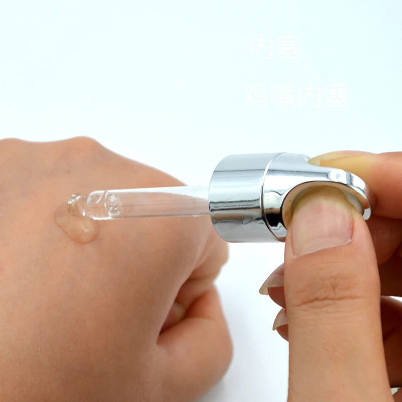 Gold Glass Dropper Bottles 5ml–100ml | Essential Oil & Travel Glass Dropper Bottle QXL