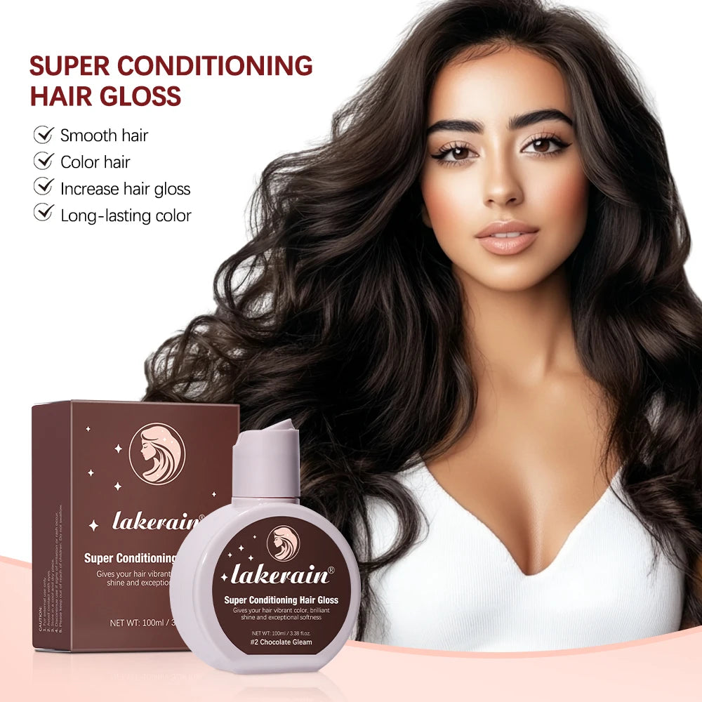 ibcccndc Hair Gloss Glaze | Color Boost & Deep Conditioning Hair Gloss Treatment QXL