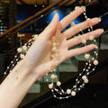 2-Pack Handmade Bridal Hair Vine Beaded Headband | Wedding Bridal Hair Vine QXL Champagne 2Pcs