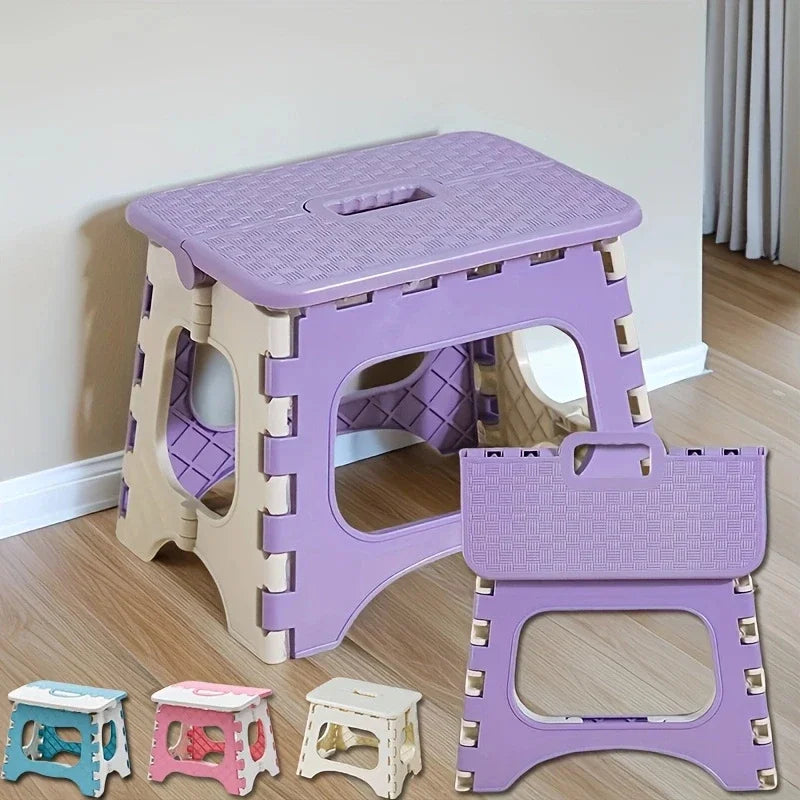 Portable Folding Mini Stool | Outdoor & Kids Low Seat Folding Stool QXL