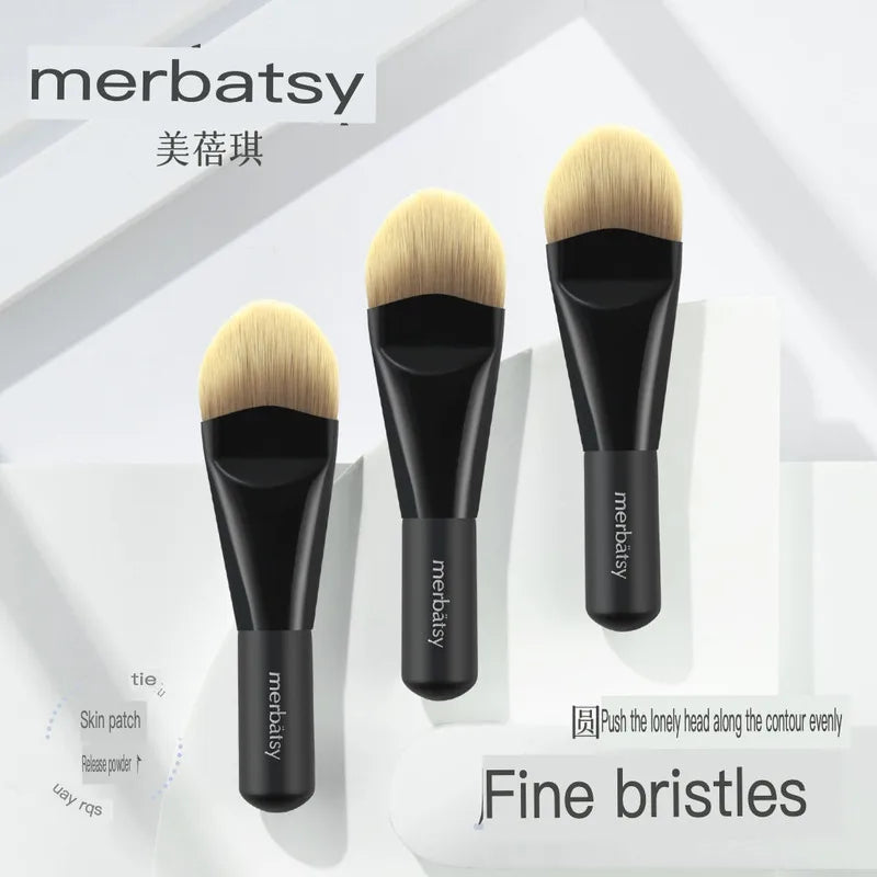 Tongue-Shaped Foundation Brush – Ultra-Thin, No Brush Marks Foundation Brush QXL