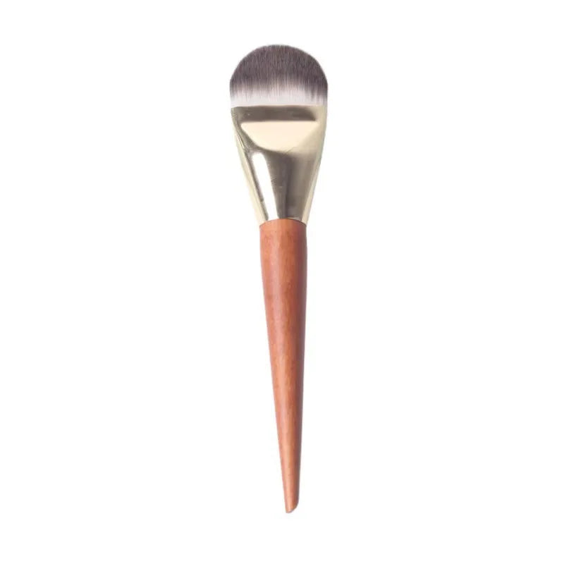 Makeup Face Brush – Foundation, Bronzer, Blush & Highlighter Makeup Face Brush QXL Imitation mahogany