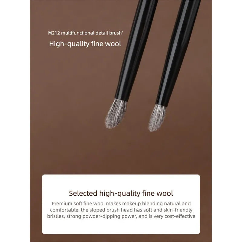 Moji M212 Detail Makeup Brush | Goat Hair Eye & Nose Eye Detail Brush QXL