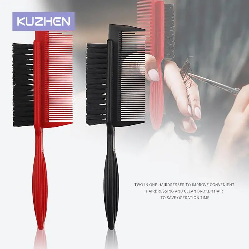 Double-End Beard Comb & Brush | Men's Mustache Grooming Tool Beard Grooming Comb QXL