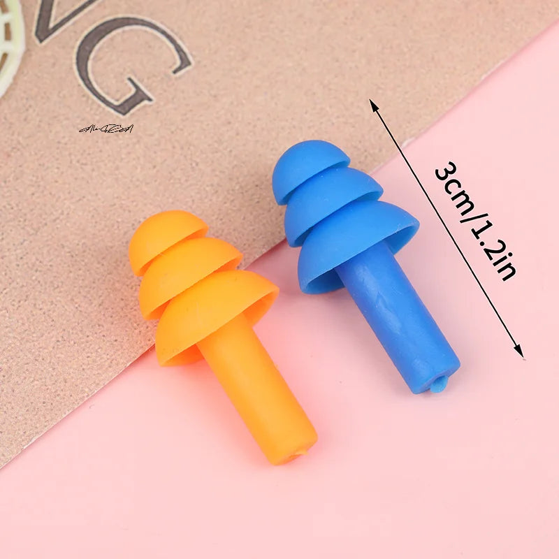 10-Pack Silicone Noise-Reducing Earplugs for Sleep & Work Silicone Earplugs QXL