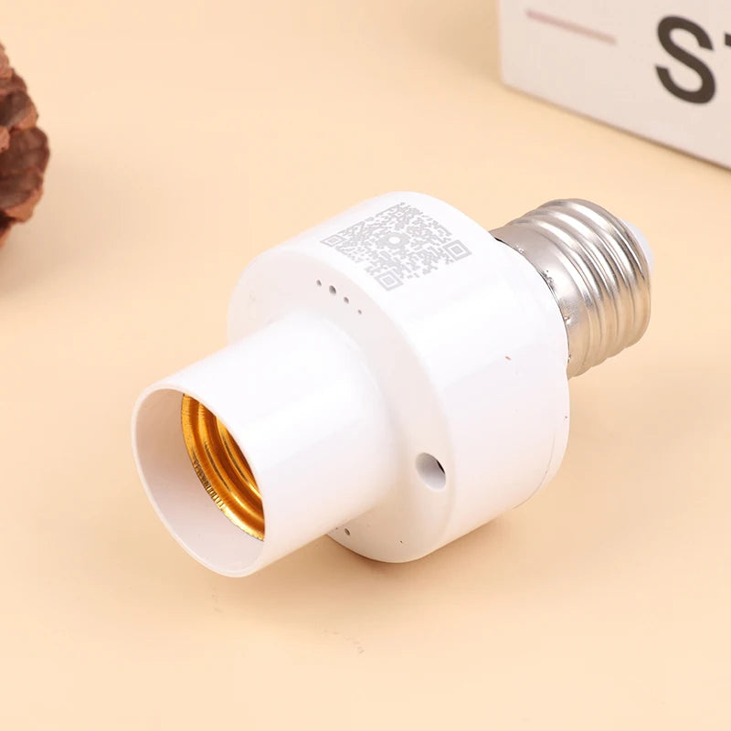 Smart Life Bluetooth E27 Bulb Socket Adapter | App Control Smart Lamp Adapter QXL