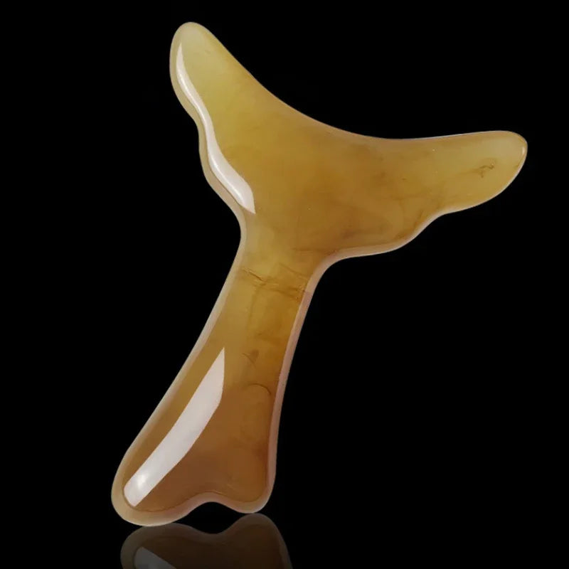 Resin Gua Sha Scraping Board | Neck, Shoulder & Face Massage Gua Sha Massage Tool QXL