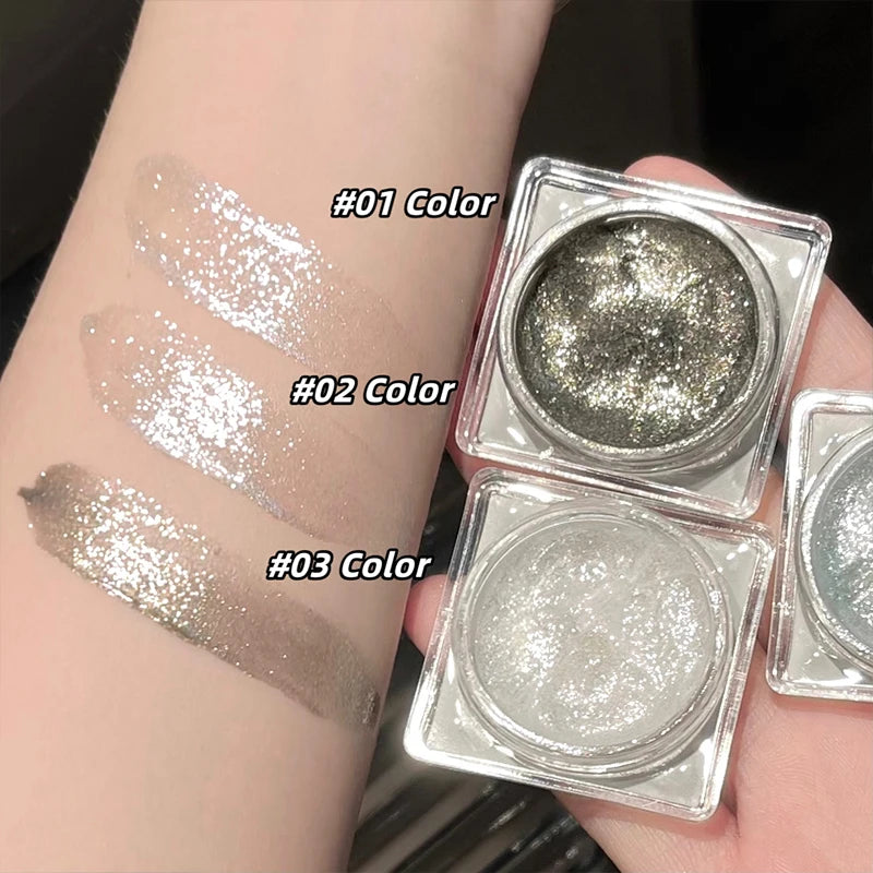 CACE Diamond Glitter Eyeshadow Gel – Shimmer & Highlighter Glitter Eyeshadow Gel QXL